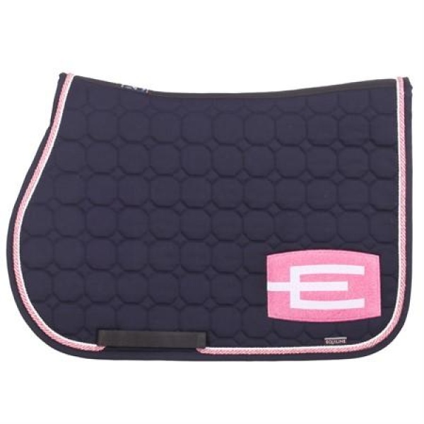 Equiline Octagon E logo Navy/pink